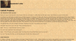 Desktop Screenshot of catholicprophecy.info