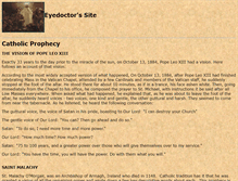 Tablet Screenshot of catholicprophecy.info